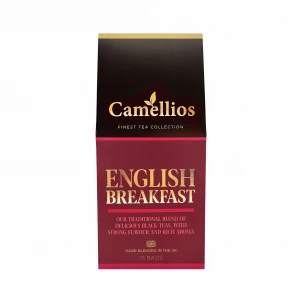 Camellios English Breakfast x 15 Whole Leaf Biodegradable Tea Bags