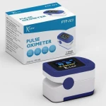 DEEP BLUE FINGERTIP PULSE OXIMETER
