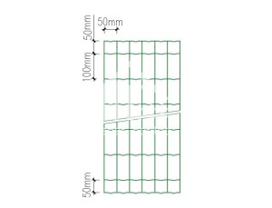 Highly durable Holland welded wire mesh PVC coated green color euro fence﻿