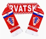 Soccer Football Fans Scarf Hands Customized Knitted Winter Scarf