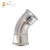 Import Inox Edelstahl Pressfittinge 304/316L stainless steel press fittings 45 degree elbow from China