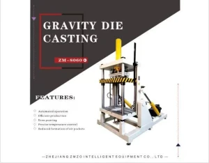 Gravity casting machine