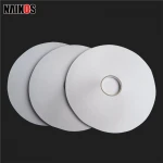 Waterproof Thin Double Coated Non Woven Indoor Child Tissue Tape with Spool Roll for Documents Cards
