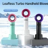 Portable USB Charging Handheld Leafless Fan Mini Desktop Eyelash Blower Fan