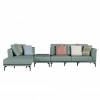 Memeratta living room sofa Italian L type genuine cowhide leather sectional recliner corner sofa S-702