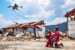 Drone winch used for Emergency Rescue