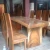 Import Trembesi Dining Set with Block Chair from Indonesia