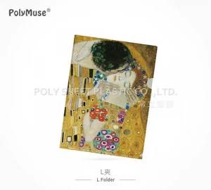 [PolyMuse] Fine art L folder-PP glossy or matt-Museum quality-0.18~0.45mm thickness-Ultra sonic 2 strong welding lines--L shape 1 pocket-Made In Taiwan