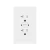 Import 1 gang faceplate socket American Standard wall socket switch cover plate from China