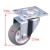 Import 1 inch PTE plate swivel roller shopping cart caster wheel from China