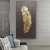 1 Piece Modern luxury Large floating framed golden feather wall hanging art product interior home decor