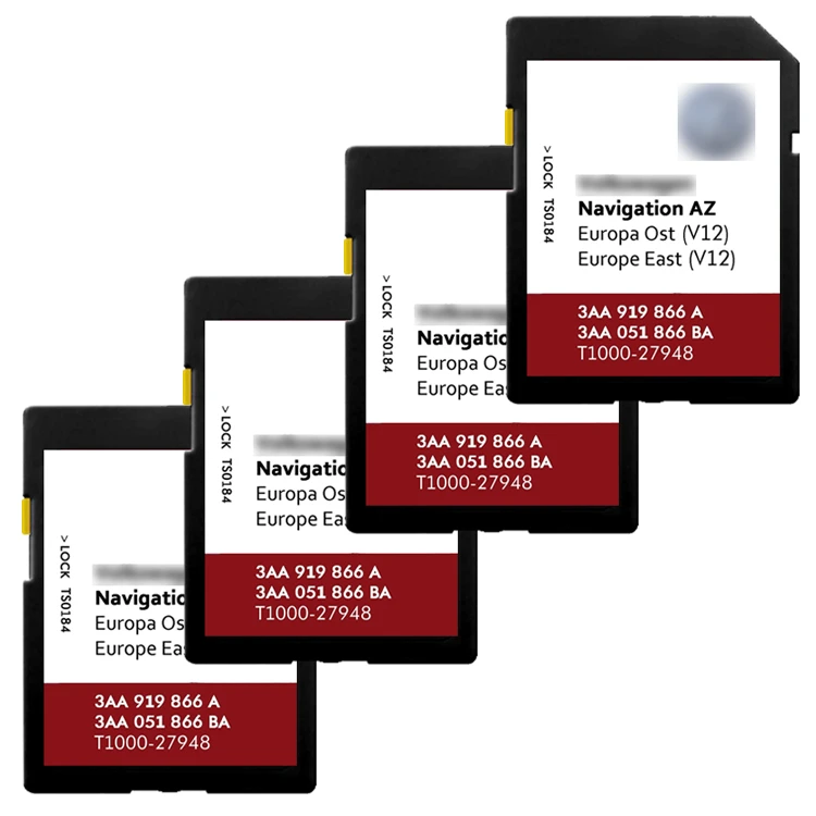 100% Newest SD CID Card 2020 Europa East Navigation AZ V12 GPS Track Memory Flash Card