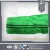 Import 100% POLYESTER 2Ton Green  ROUND SLING one way webbing sling from China