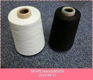 100% spun polyester yarn doped black n other colors