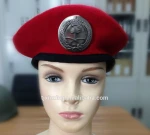 100% wool military Navy beret custom military beret