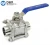 Import 1000 PSI DN25 One Piece NPT Thread Stainless Steel Ball Valve from China