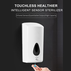 1000Ml Touchfree Sensor Abs Kitchen Sink Toilet Liquid Foaming auto Soap Dispenser modern Pump Bottle Automatic