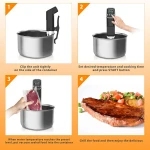1000W / 1500W LED displayer sous vide slow cooker immersion circulator sous vide slow precision cooker