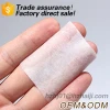 100%rayon or viscose nonwoven fabric cosmetic cotton pads for facial skin cleaning make up remover
