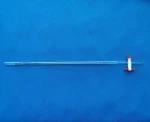 10ml 25ml 50ml Clear Glass volumetric burette buret with PTFE stopcock for base acid titration