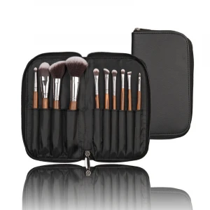10PCS Synthetic Hair Makeup Brush with Special Color Handle