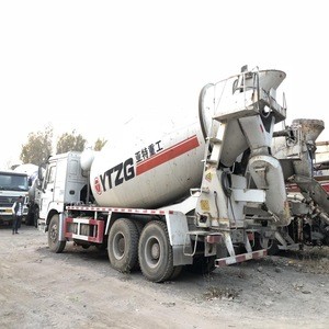 10wheelers 6x4 RHD or LHD CNG engine SINOTRUK HOWO 8m3/9m3/ 336hp dry concrete mixer truck low price sale