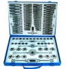 110PCS Metric Tap and Die Set, Alloy Steel Hand Tools