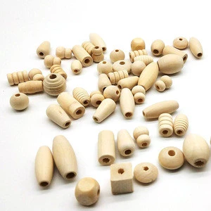 11x15mm 12x29mm Oval large hole wooden beads