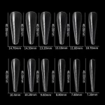 120Pcs/Box Quick Building Mold Nail Tips Dual Form False Nails Clear Manicure Tools for Extension Gel Nail Art