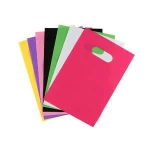 12inch x9inch Plastic Die Cut Handle Bag Plastic Shopping Bag Merchandise Bag