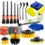 Import 13-piece Car Wash Detail Brush Set Car Cleaning Tool Set Crevice Brush Set from China