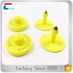 134.2khz Passive RFID animal ear tag with low frequency in low price for tracking