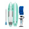 14ft stand up boards  stand up inflatable paddle board with wheel  bag