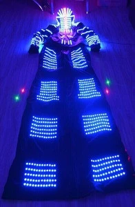 16 colors stage performance led wear Programmable led dance costume