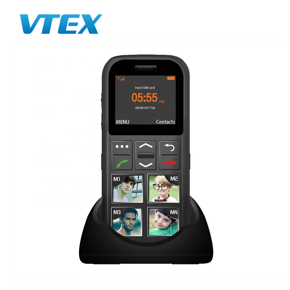 1.77 Inch Cheap Big Button Global Version Bar Mobile Feature Phones IMEI Keypad Mini Mobile Phone