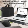 17&quot; inches TSA Slim laptop Business bag for men women Portable Lightweight Carrying Case Computer Shoulder Bag For College