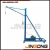 Import 180 degree portable mini crane, small material lifting crane from China