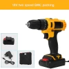 18V Li-ion Battery Power Screw drivers Tools set Cordless Impact Drill Electric Hand Drill Rechargeable Electric Screwdriver Kit