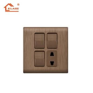 2 gang electric power wall light switch