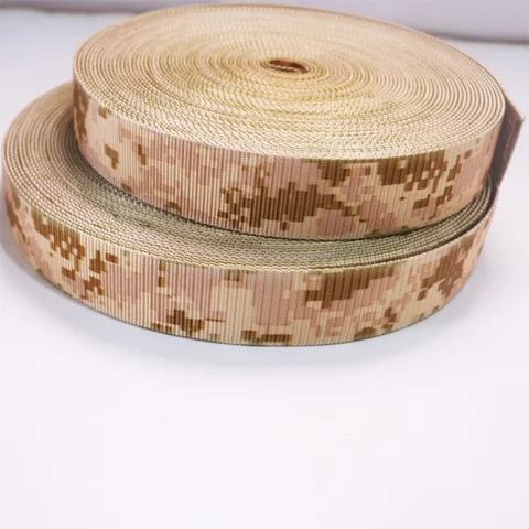 Buy 2 Inch Super Strong Thick Camouflaged Printed Nylon Webbing For ...