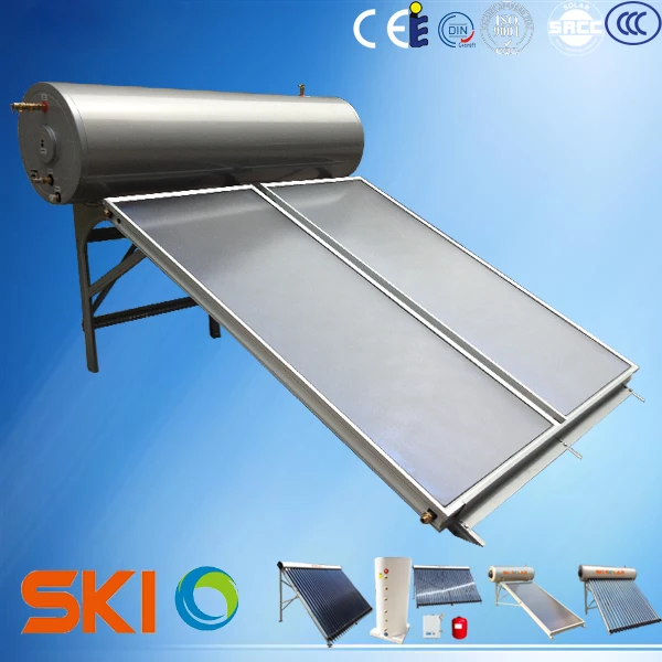 2015 hot sale solar products Compact Integrative Pressurized Solar panel Water Heater with pocelain enamel tank