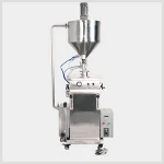 2017 China  supplier glass bottle automatic sucking viscosity product honey filling machine
