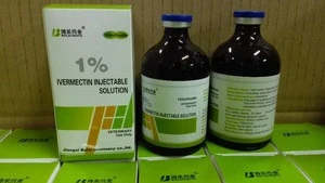 2017 hot sale product Ivermectin injection 1% antiparasite drug(animal medicine)