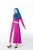 Import 2017 Latest Fashion Women Muslim Hijab Two Tone Kaftan Abaya Long Dress from China