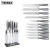 Import 2018 Best quality supply stainless steel black 13pcs knife set from China