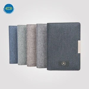 2018 Dairy A6 Pu Leather Notebook With 6500Mah Power Bank
