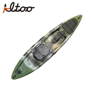 2018 New professional angler one person speed fishing kayak with rudder system