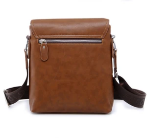 2018 New Wholesale Flagship Genuine Leather Messenger Bag For Men