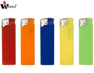 2018 Wholesale price Custom Child Resistant Plastic Disposable Electric Gas Lighter with different finish
