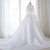 Import 2019 Luxury ball gown high-neck long sleeves beaded Muslim bridal wedding dress from China